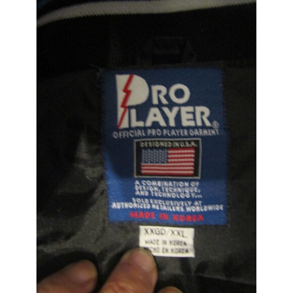 Carolina Panthers Jacket Vintage Pro Player NFL Pullover Windbreaker Size XXL 2X - Picture 8 of 11
